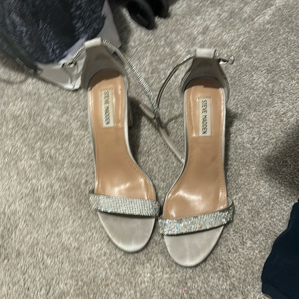 Steve Madden glitter heels